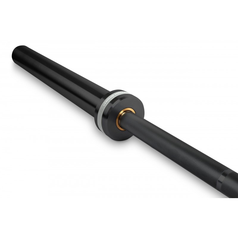 Olimpiai fekete kétkezes rúd 220cm - 50mm