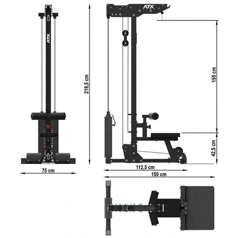LSW-750 laspúlyos hátgép 115kg súllyal