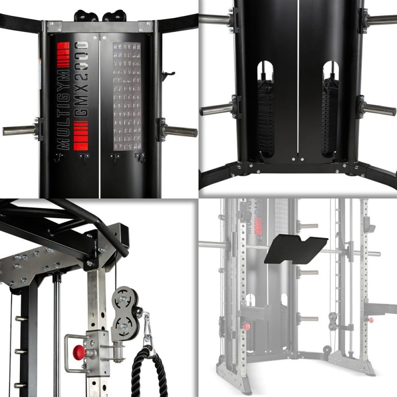Multigym GMX-2000 2x90kg súlyblokkal