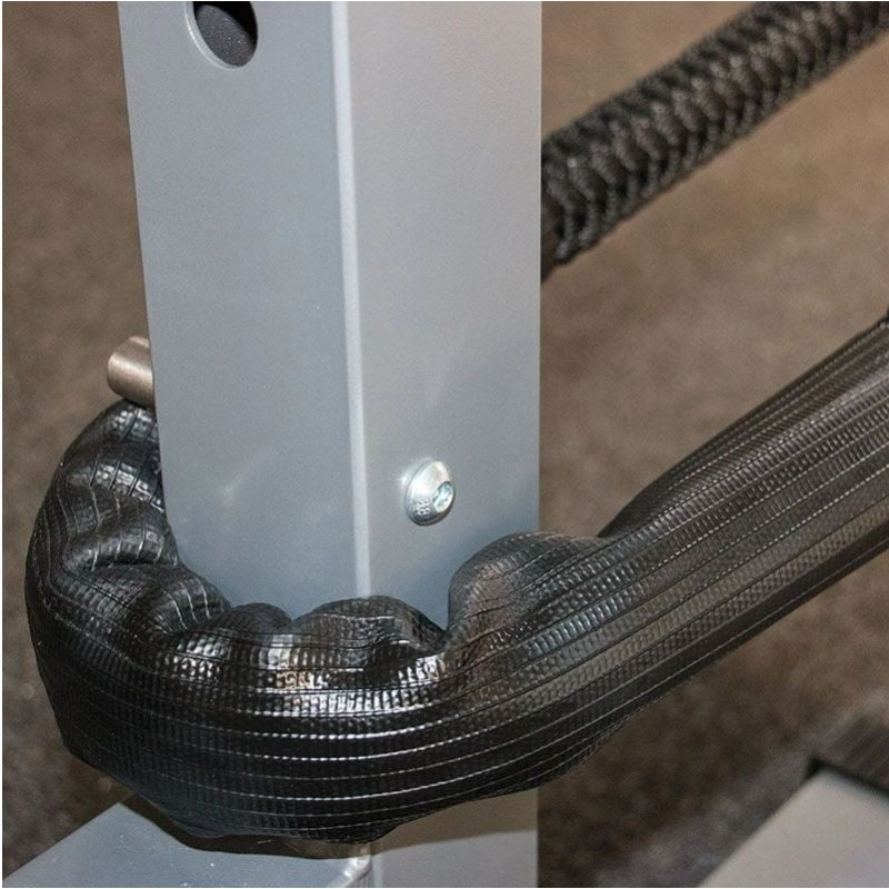 Nylon-al bevont battle rope edzőkötél 15m - piros