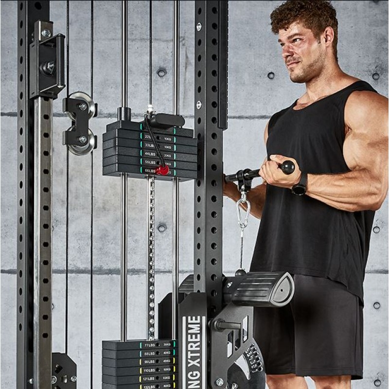 Trinity Tower 3 az 1-ben profi hátgép 135kg lapsúllyal