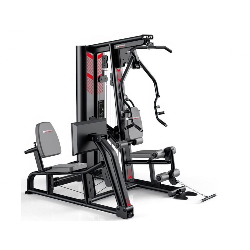 INDAR PRESS fél profi multifunkciós fitnesz center lábtolóval INDAR PRESS fél profi multifunkciós fitnesz center lábtolóval